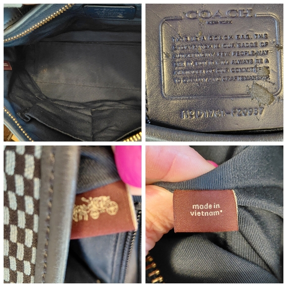 Coach Legacy Jack Road Blue Shoulder Bag - Style # 20937 - Picture 12 of 13